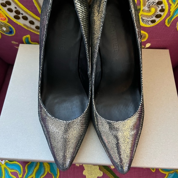 Zadig & Voltaire Gold Shoes Size 39 Women’s 9 - Picture 2 of 13